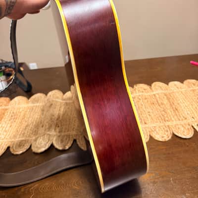 Gibson Hummingbird 1962 - Cherry Sunburst image 8