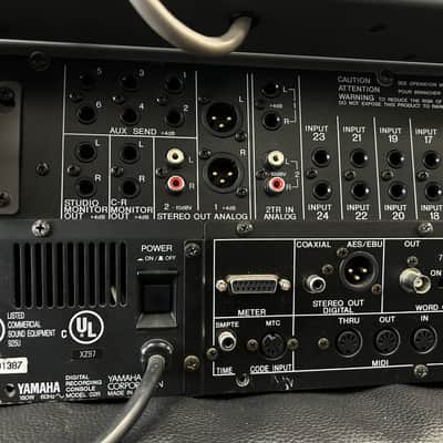 Yamaha O2R Digital Recording Console 24 Channel Mixer with Meter Bridge & 3 Cards image 12