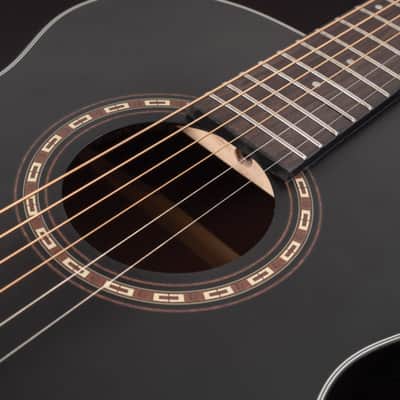 Washburn  AGM5BMK | G-Mini 5 Apprentice Series 7/8 Size Acoustic Guitar, Matte Black. New with Full Warranty! image 2
