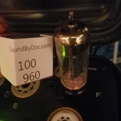 RCA 12BH7A tNOS AT1000 TESTED Balanced! PI Vacuum Tube black plate 12BH7 dual triode 1952-1961 image 4