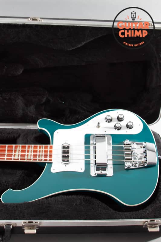 2004 Rickenbacker 4003 Turquoise Rare Color OHSC Paperwork All Original image 1