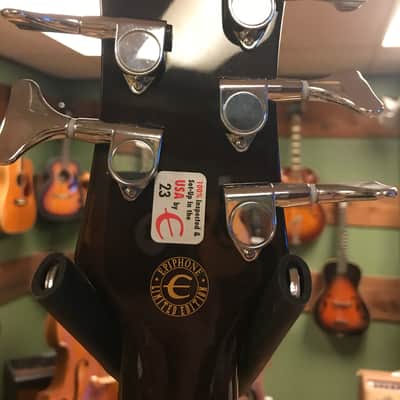 2000 Epiphone Les Paul Standard 5-String Bass Tobacco Sunburst image 15