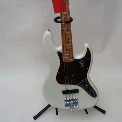 New Fender Player Plus Jazz Bass with New Fender Gig Bag Olympic Pearl White image 22