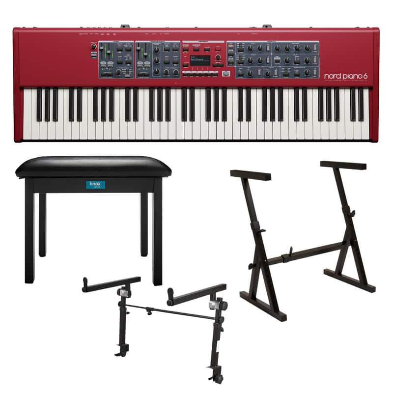 Nord Piano 6 73-Key Digital Piano Bundle with Stand and Bench image 1