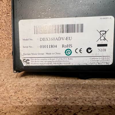 dbx 160A Compressor Limiter – Serviced – Warranty image 6