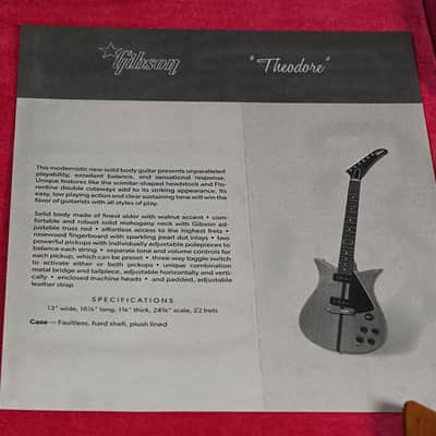 Gibson Archieve Series Theodore Ebony VOS NH 2022 image 17