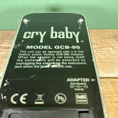 Dunlop GCB95 Cry Baby Standard Wah 1982 - Present - Black image 7