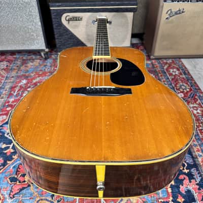 1979 Morris D28 Style X-Braced Dreadnought Model WE-40 Shadow Pickup image 15