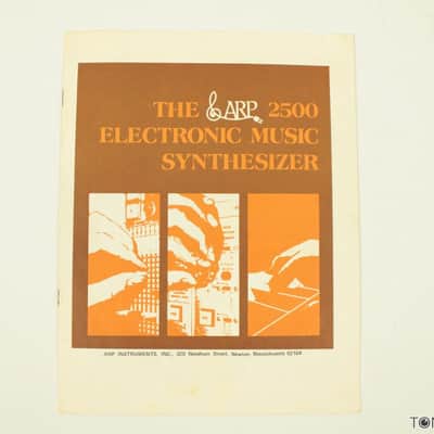 The ARP 2500 Electronic Music Synthesizer Catalog Brochure VINTAGE SYNTH DEALER image 1