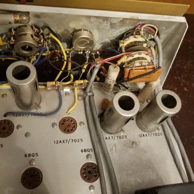 Knight 28 Watt Stereo Integrated Tube Amp EL84 40 Watt Max Hi-Fi KN735 KN-735 1962 image 12