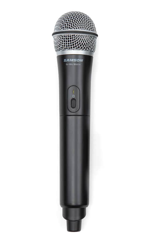 Samson Go Mic Mobile – Handheld Transmitter Only Professional Wireless System for Mobile Video w/ Q8 image 1