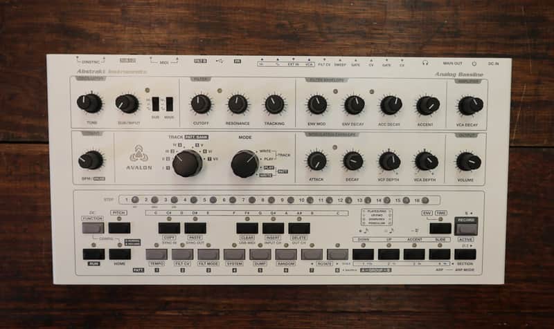 Abstrakt Avalon Bassline Synthesiser - White image 1