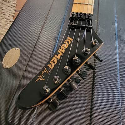 Vintage Kramer Floyd Rose Signature Electric Guitar 1984 Black 8.25Lbs CLEAN! image 11