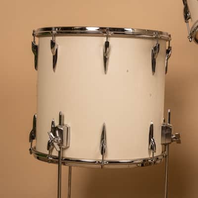 1970s Premier B303 White Duroplastic Drum Set image 3