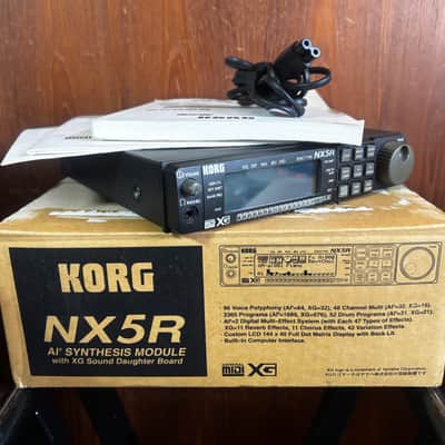 Korg NX5R AI2 Synthesis Module with XG Sound Daughter Board w/ box