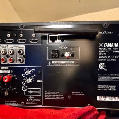 Yamaha TSR-700 7.2 Channel 8K HDR Network Receiver w/eARC, Wi-Fi, Bluetooth, Dolby Atmos, Alexa Voice, Phono In+Remote & Calibration Mic *NICE!* image 11
