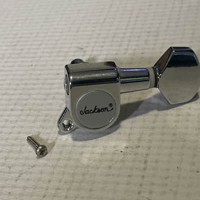 1 - 2000's Jackson Dinky Guitar 1 Single Chrome Right Hand Tuning Peg Tuner