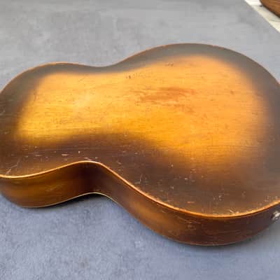Hoyer restored archtop 1950s - trussrod, refret, pickup etc with video image 12