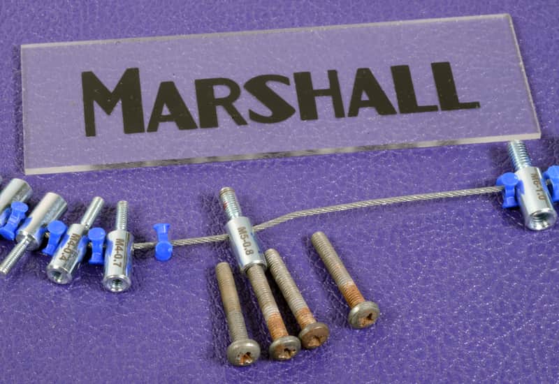 Set Of Four Marshall '80s Vintage Transformer Mounting Machine Screws Bolts image 1