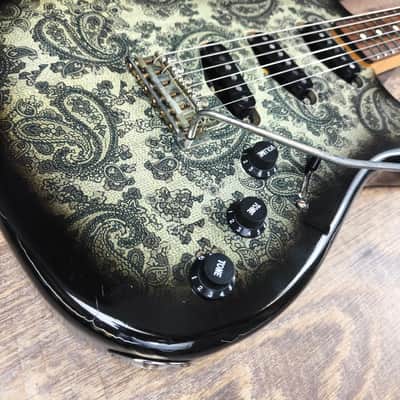 MyDream Partcaster Custom Built - Black Paisley SRV image 7