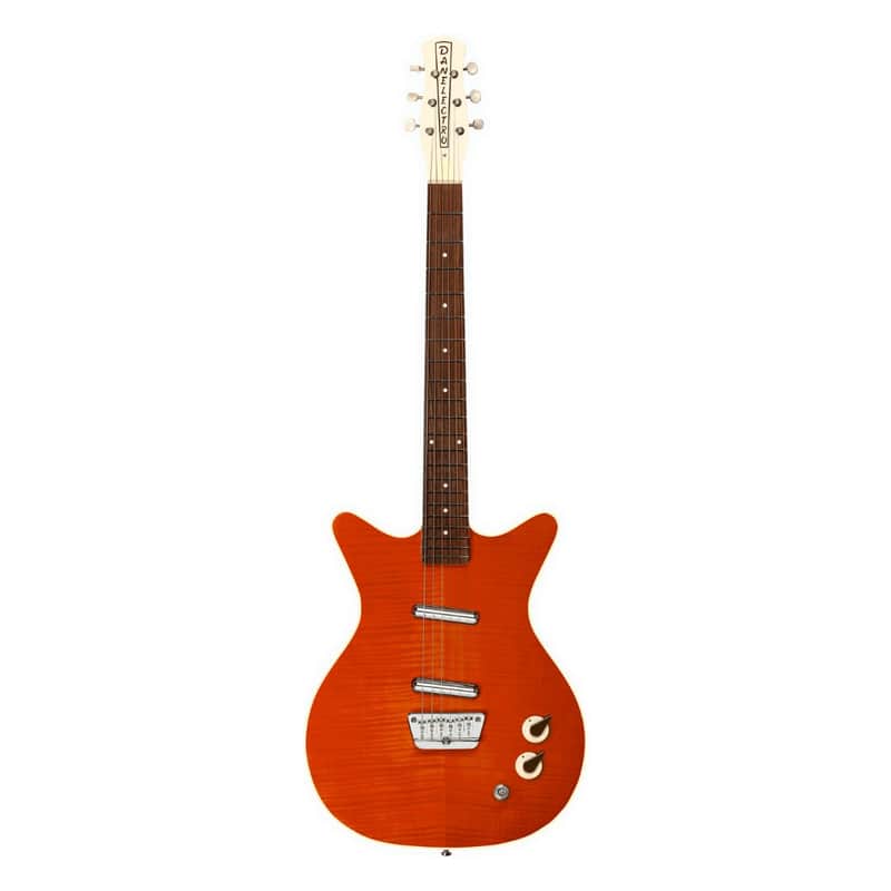 Danelectro '59 Divine Electric Guitar-Flame Maple *USA Small Business*
