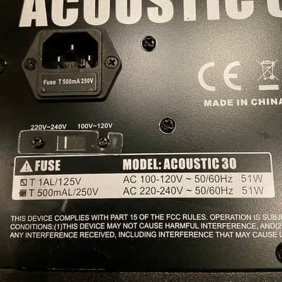 NuX Acoustic 30 2021 - Black image 7