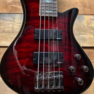 Schecter Stiletto Extreme 5 Bass Black Cherry image 2