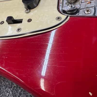 Fender Mustang Guitar with Rosewood Fretboard 1965 Dakota Red image 17