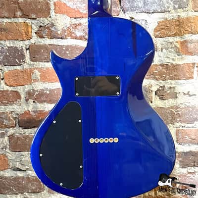 Gibson USA Blueshawk Electric Guitar w/ HSC *HEADSTOCK REPAIR* (1999 - Chicago Blue) image 4
