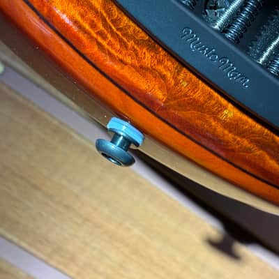 Ernie Ball Music Man Ball Family Reserve StingRay 5 HH in Giants Orange Quilt 2019 w/OHSC #55/91 image 4