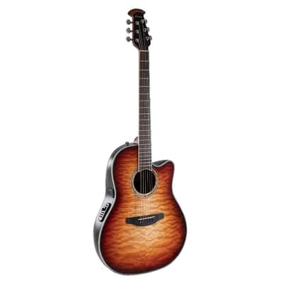 Ovation Celebrity Traditional Plus CS24X-7C A/E - Cognac Burst Gloss - B-Stock image 2