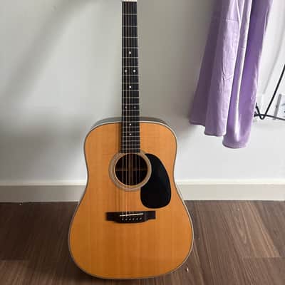 1990 C.F. Martin Custom Shop Dreadnought Acoustic Guitar — D-28 Style, Indian Rosewood/Sitka Spruce image 2
