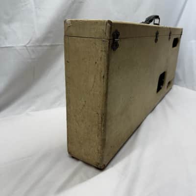 Vintage 1960s Montgomery Ward Airline Model 7214 In-Case Guitar Amplifier Metal/Wood Sticker Fully Restored image 6