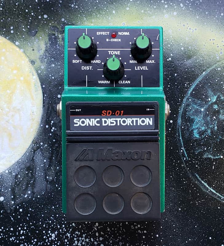 Maxon SD-01 Sonic Distortion, Made In Japan, 1980s, FREE 'N FAST SHIPPING image 1