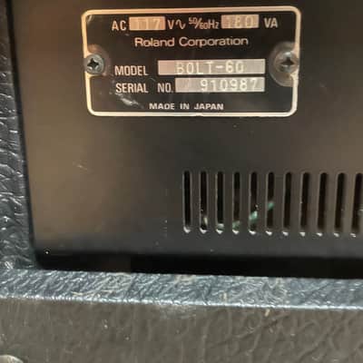 RARE! - Roland Bolt 60 2-Channel 60-Watt 1x12" Tube Hybrid Guitar Combo image 6