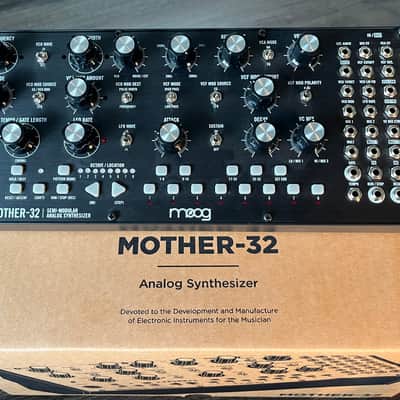 Moog Mother-32 Tabletop / Eurorack Semi-Modular Synthesizer 2015 - Present - Black image 2