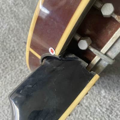 J&D 5 String Banjo, Glossy Mahogany Soundbox, Mahogany Neck, Rosewood Fingerboard image 15