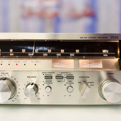 Vintage Sanyo 2033 AM/FM Stereo Receiver - Serviced + Cleaned image 7