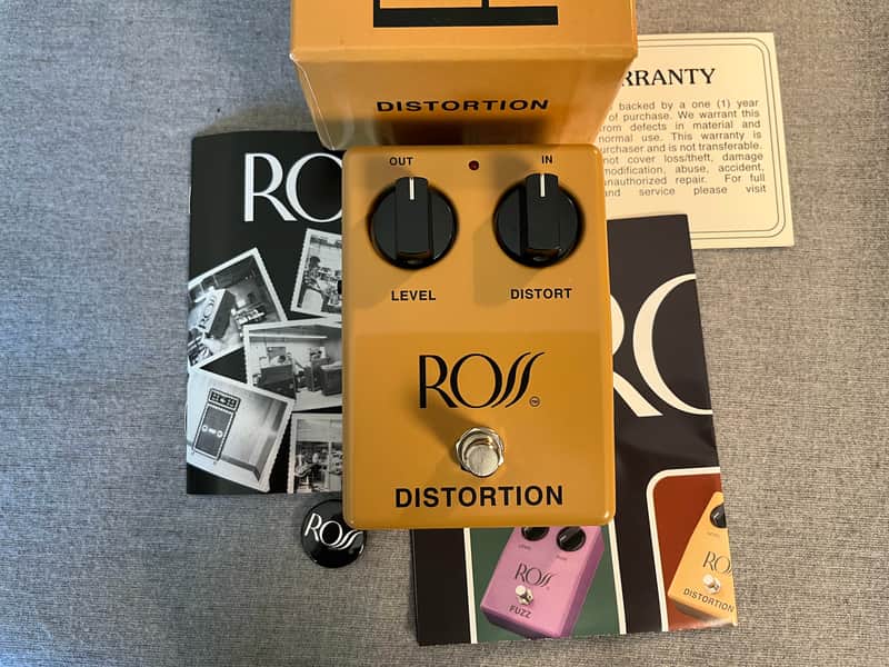 JHS Ross Distortion 2023 - Present - Tan Electric Guitar Effects FX Pedal image 1