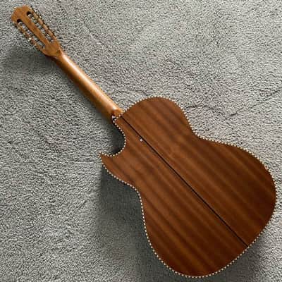 10 String Acoustic Electric Guitar, Solid Red Top Pine Body, Rosewood Fingerboard Neck image 16