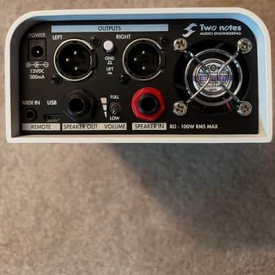 Two Notes Torpedo Captor X 8ohm Stereo Reactive Load Box / Attenuator 2020 - White image 2