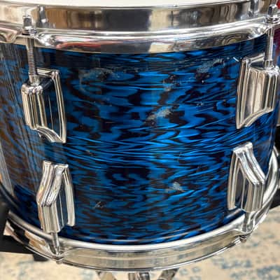Rogers 8x12" Holiday Tom 1960s - Blue Onyx image 5