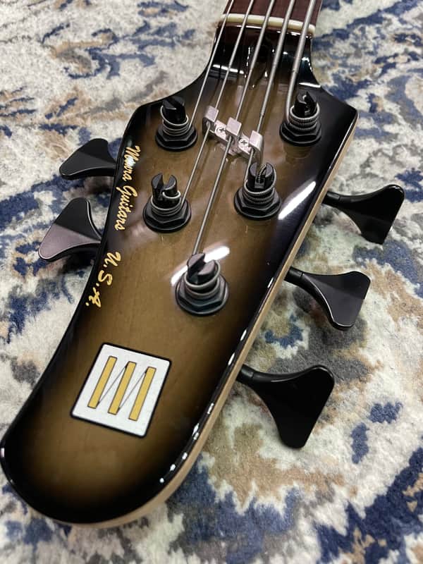 Miura Guitars USA MB-2 5st 5A Flame Maple / Ash / Dark roasted