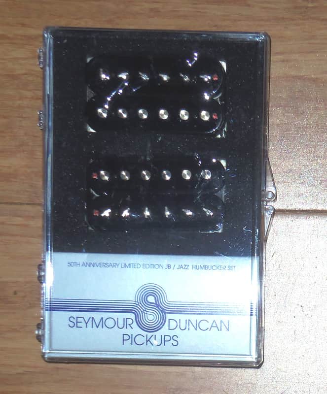 Seymour Duncan® 50th Anniversary JB/Jazz Set~Black~16.6k-B 7.5k-N~1c~USA~Brand New image 1