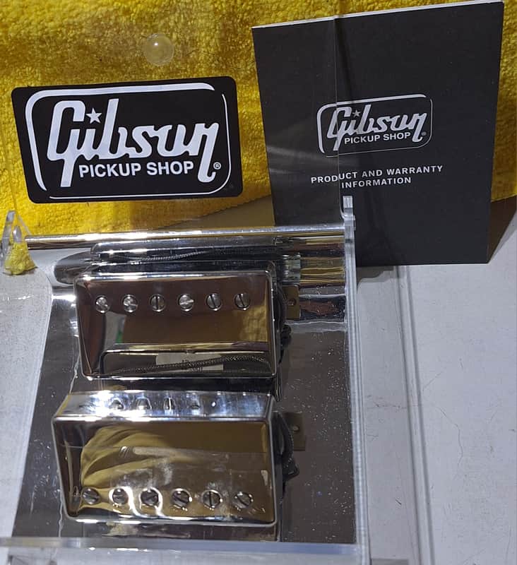 2023 Gibson Rhythm / Lead '61 Humbucker Set Chrome image 1