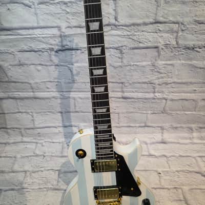 Rafferty Guitars Blue / White LP Style Electric Guitar image 3