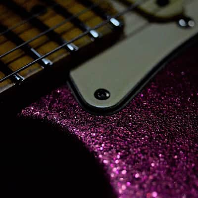 American Fender Stratocaster Custom Pink Sparkle image 13
