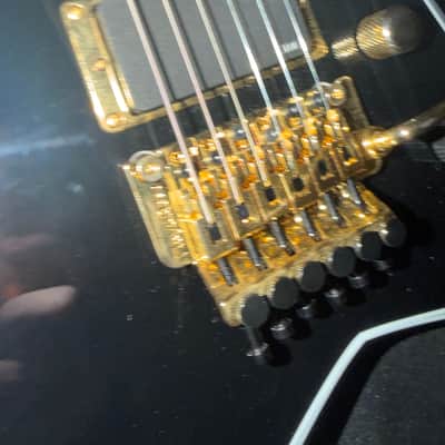 Jackson Concept Series RR24 FR H Rhoads 2024 - Black with White Pinstripes image 8