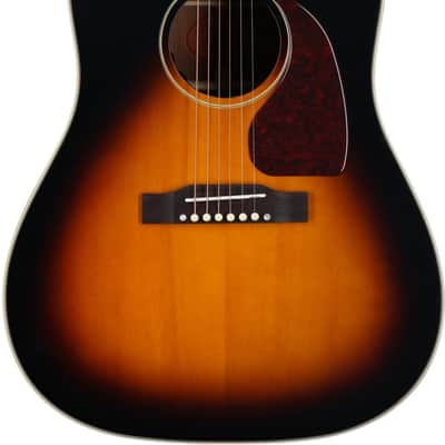 Epiphone Inspired by Gibson J-45 Standard Acoustic-Electric Guitar (with Gig Bag) - Vintage Sunburst image 4
