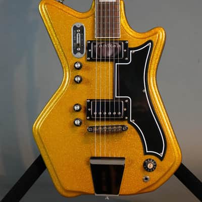 Eastwood Airline Jetsons '59 2P Gold Metal Flake w/Case (2013) - Used image 5
